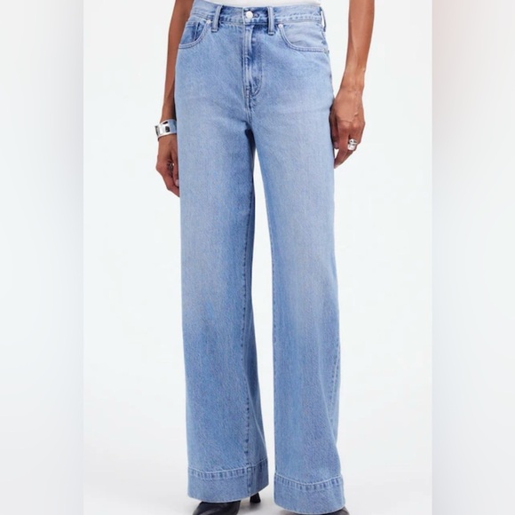 Madewell Light Blue superwide-leg jeans - Picture 2 of 13